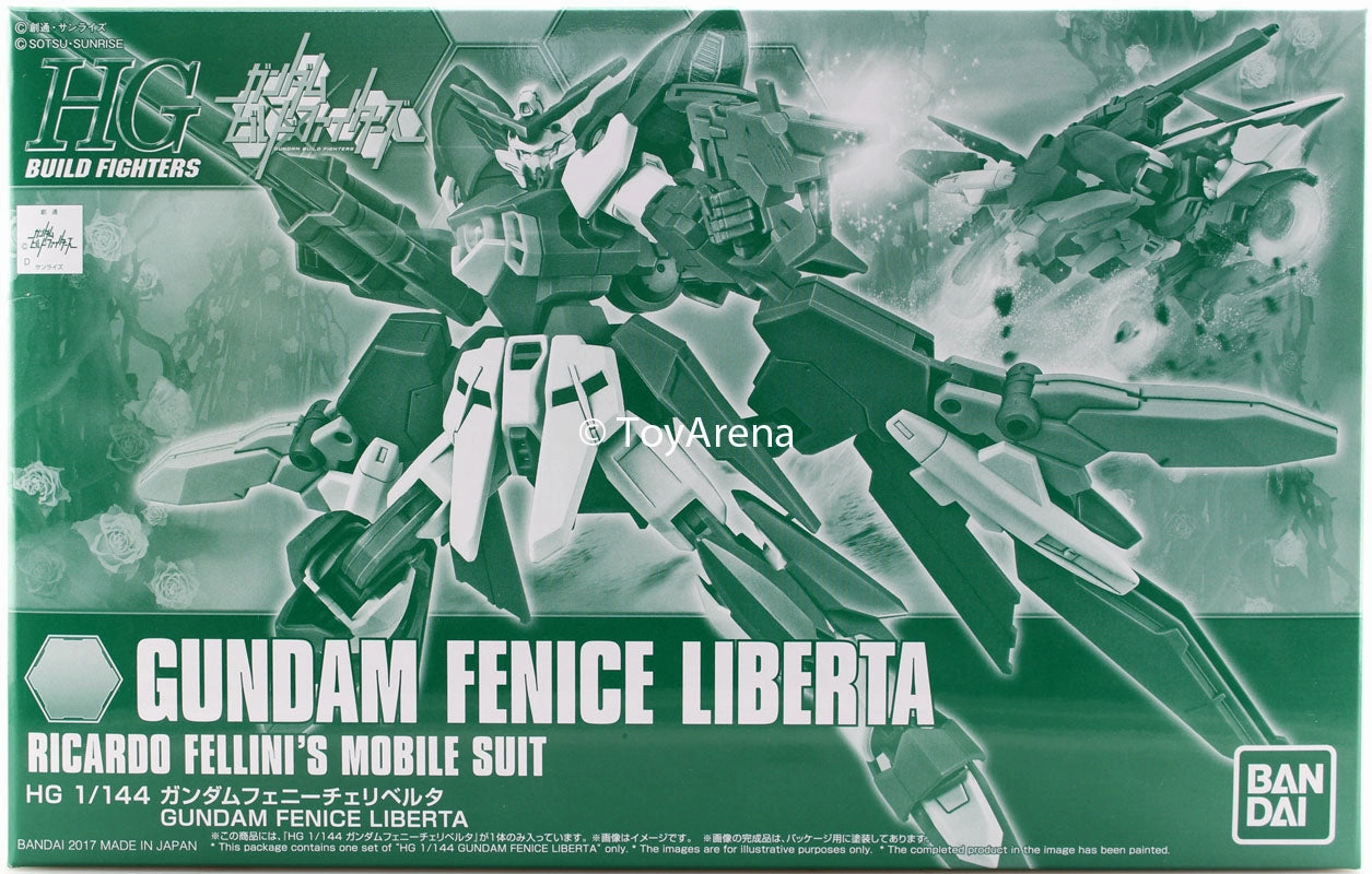 Gundam 1/144 HGBF Gundam Build Fighters Gundam Fenice Liberta Ricardo Fellini's Mobile Suit Model Kit Exclusive Viking Statue