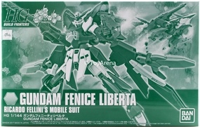 Gundam 1/144 HGBF Gundam Build Fighters Gundam Fenice Liberta Ricardo Fellini's Mobile Suit Model Kit Exclusive Viking Statue