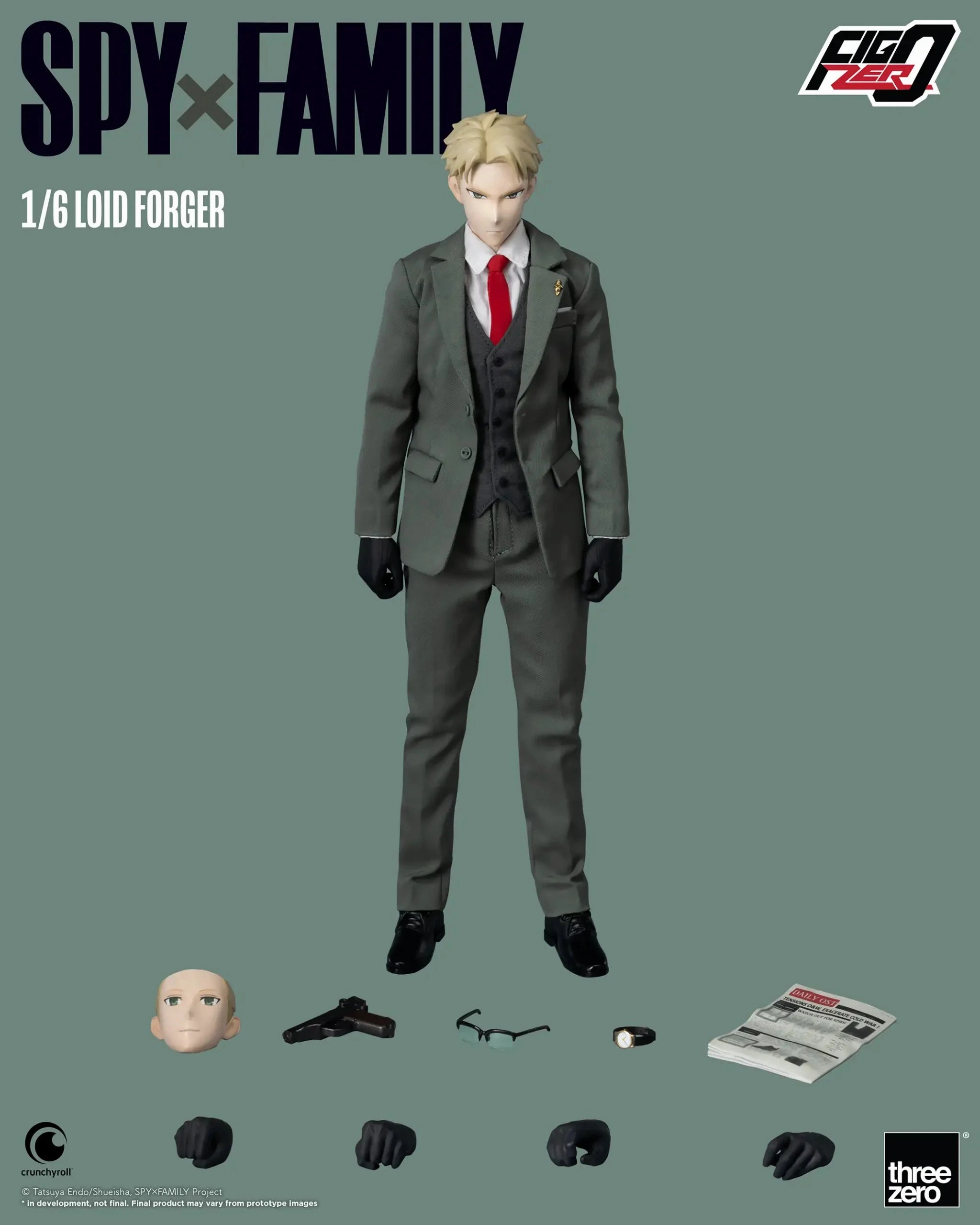 Lifetime Hobby Recycled plastic ThreeZero FigZero 1/6 Spy x Family Loid Forger Action Figure