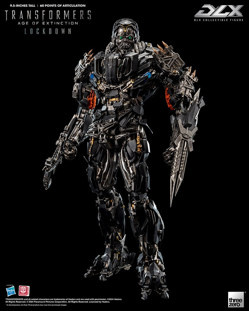 Action Replica ThreeZero Transformers Age of Extinction Lockdown DLX Action Figure