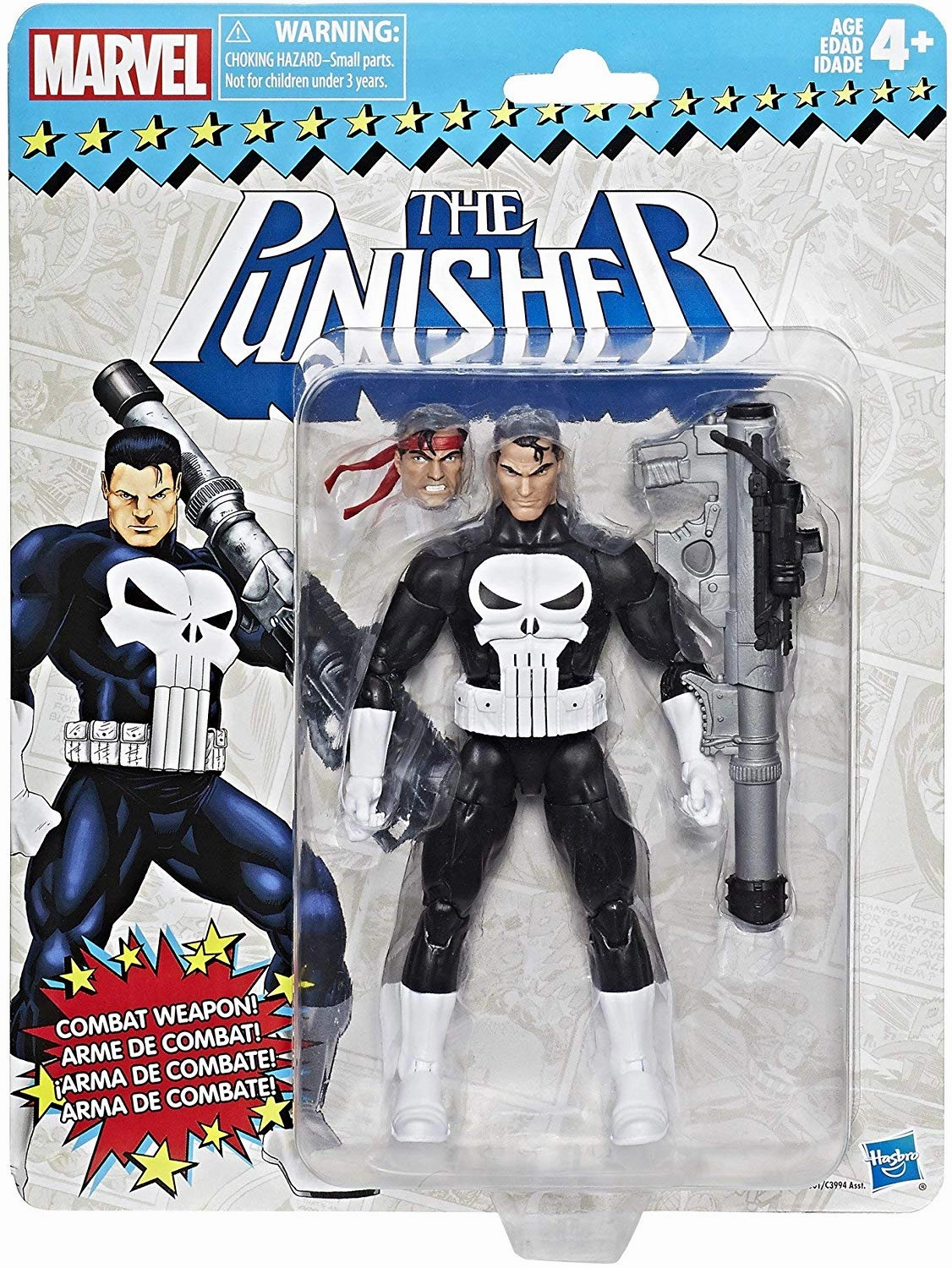 Pirate Model Marvel Legends Vintage Retro Series Punisher Wave 1 Action Figure