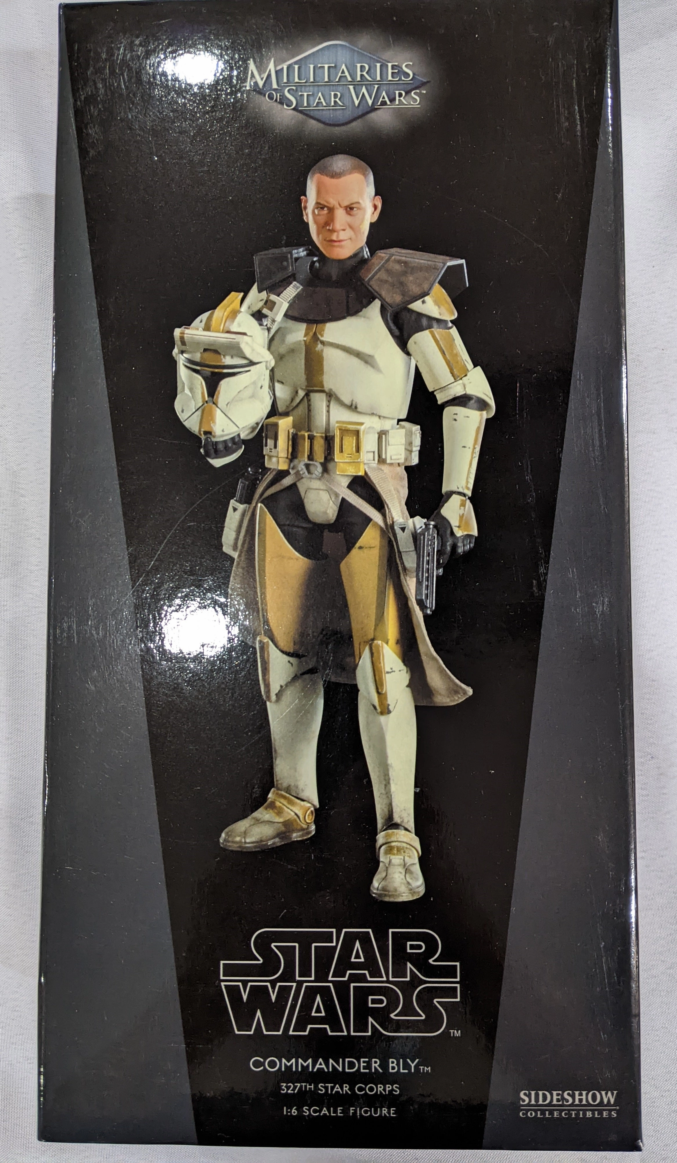 Sideshow Collectible 1/6 Star Wars Militaries of Star Wars Commander Bly 327th Star Corps Sixth Scale Figure *Open Box* Virtual Collectible