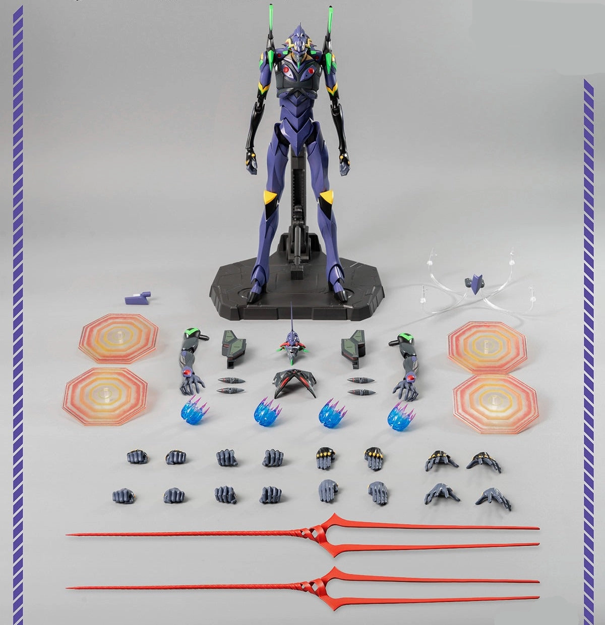 African Art ThreeZero Rebuild of Evangelion ROBO-DOU Evangelion 13 Action Figure