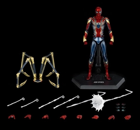 Biodegradable material ThreeZero 1/12 Avengers: The Infinity Saga Iron Spider DLX Action Figure