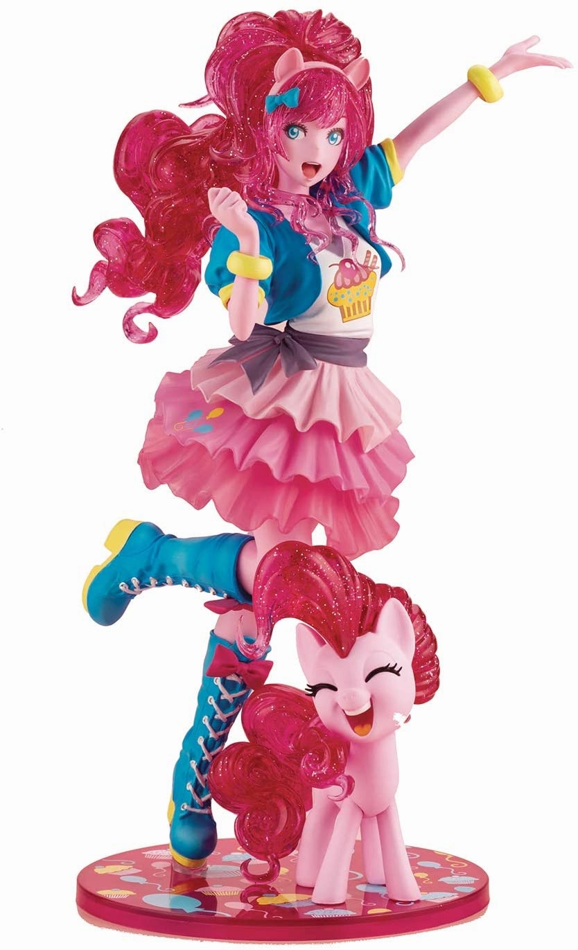 Action Piece Miniature Figure Kotobukiya Bishoujo My Little Pony Pinkie Pie Limited Edition Statue SV289