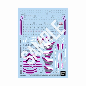 Bandai Macross Delta HG 1/100 VF-31C Siegfried (Mirage Farina Jenius Use) Water Slide/Transfer Decals Medieval Knight PVC Replica