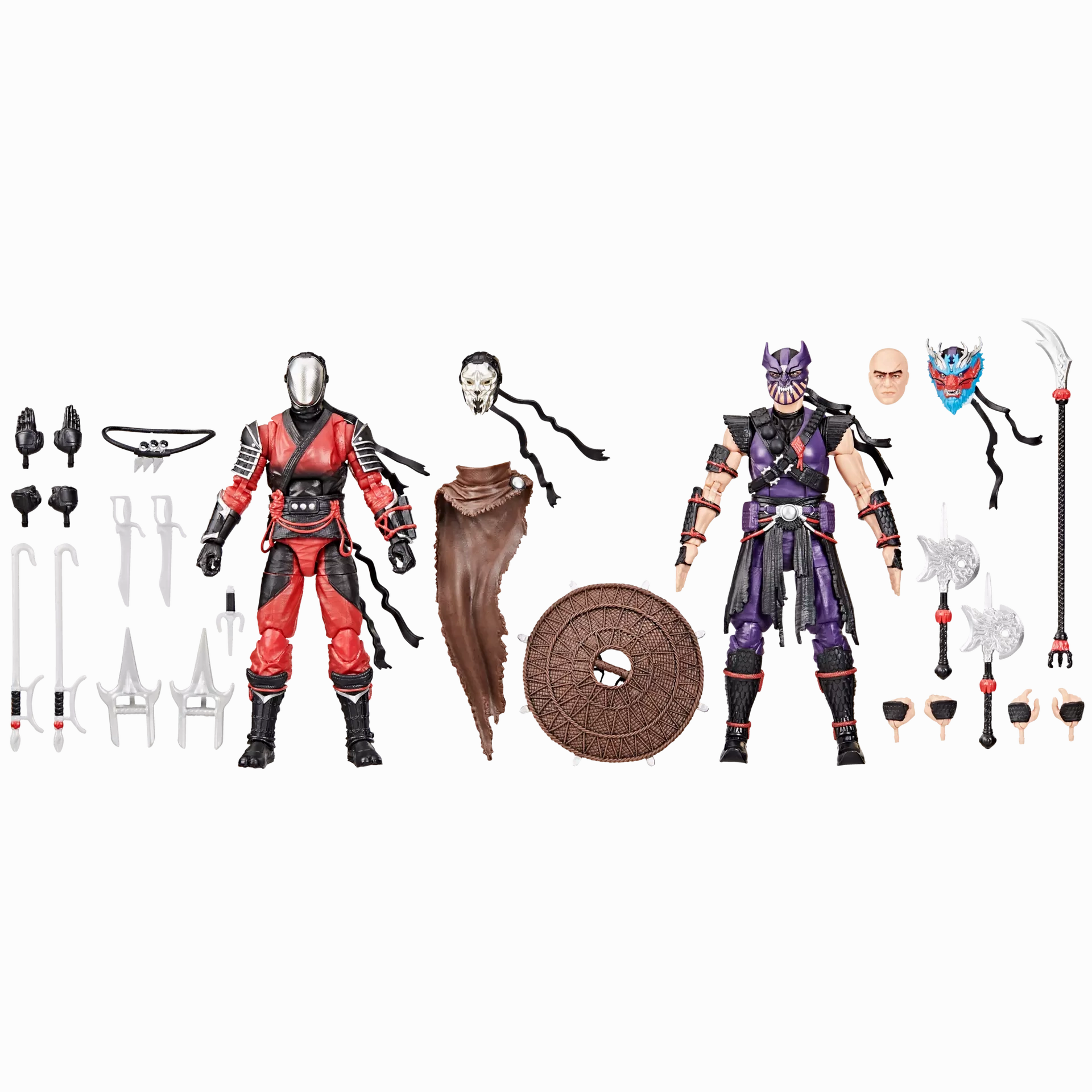 Hasbro G.I. Joe Classified Series #160 Ninja Force Cobra Ninjas Slice and Dice Action Figure Creative Display Robot Toy