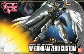 Gundam 1/144 HG EW-01 XXXG-00W0 Wing Zero Custom Wing Endless Waltz Model Kit Gift Bundle Bookcase Display