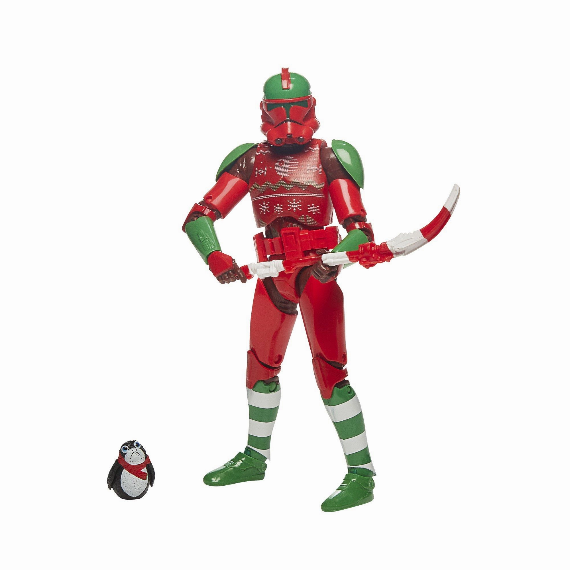 Hasbro Star Wars Black Series Clone Trooper and Porg (Holiday Edition) Exclusive F0872 6 Inch Action Figure Story Driven