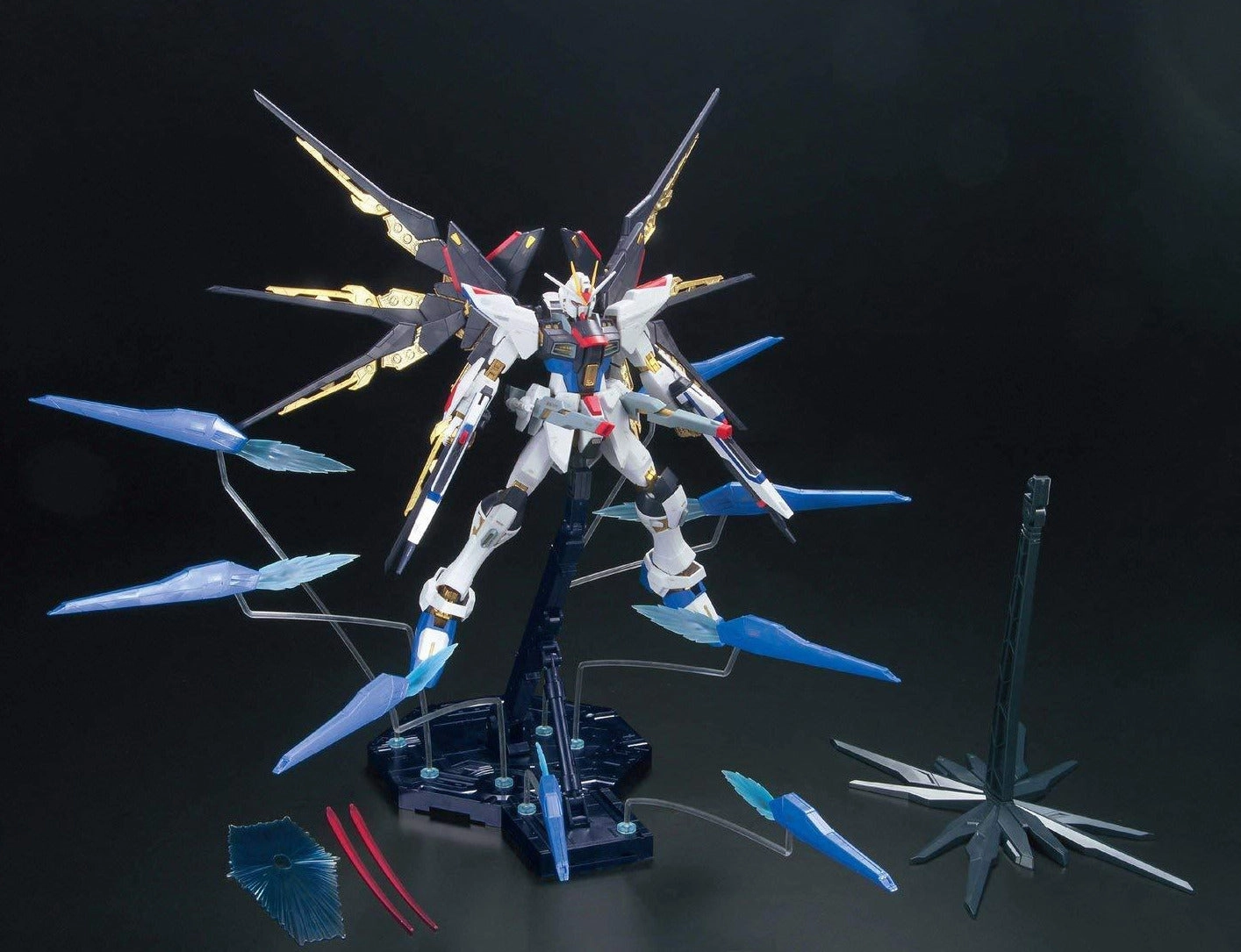 Gundam 1/100 MG Seed Destiny ZGMF-X20A Strike Freedom Gundam Full Burst Mode Model Kit Legendary Hero