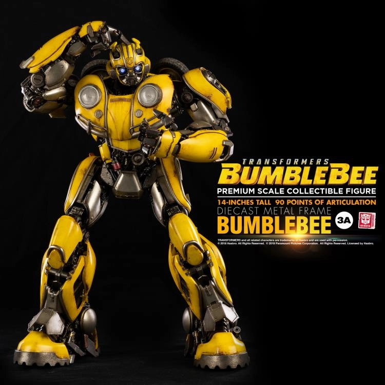 ThreeZero Transformers Bumblebee Movie Bumblebee Premium Scale Figure Vintage Statue Articulated Replica