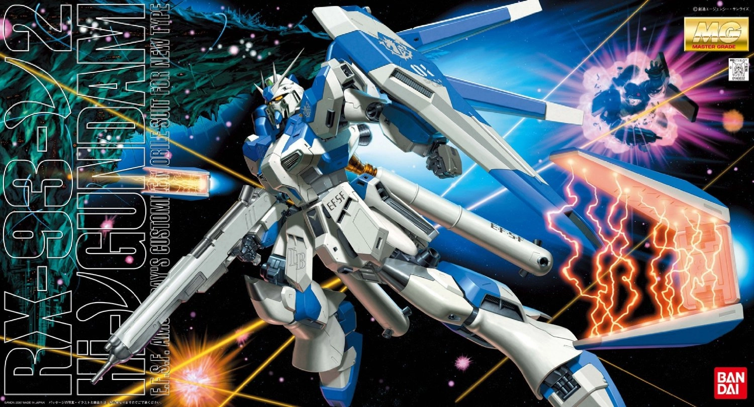 Gundam 1/100 MG Char's Counterattack MG RX-93-V2 Hi-V Hi-Nu Gundam Model Kit Premium Figure