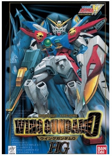 Gundam 1/100 HG Wing #4 XXXG-OOWO Wing Gundam Zero (0) Model Kit Learning Tool