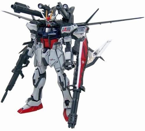 Gundam 1/100 MG GAT-X105 Strike Gundam   IWSP Model Kit Anime Replica