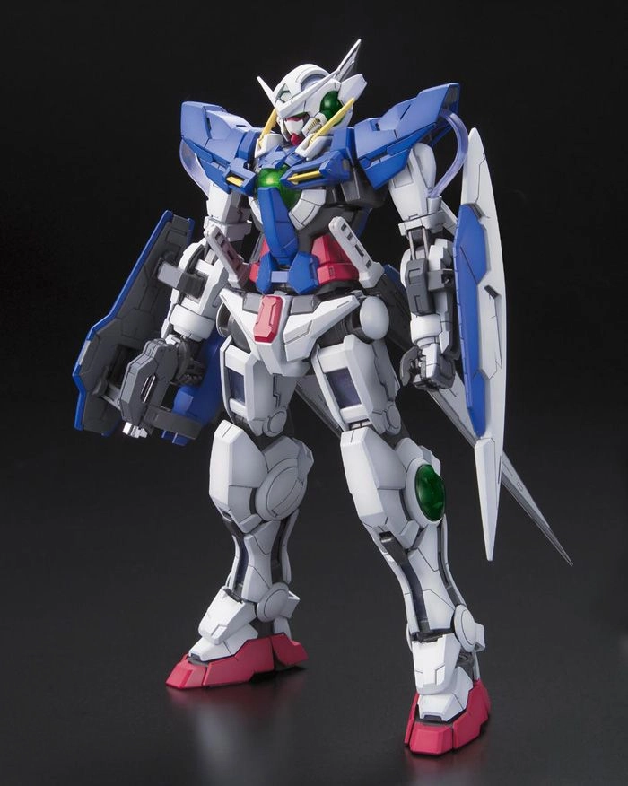 Gundam 1/100 MG Gundam 00 GN-001 Gundam Exia Ignition Mode Model Kit Mid Century Character Statue