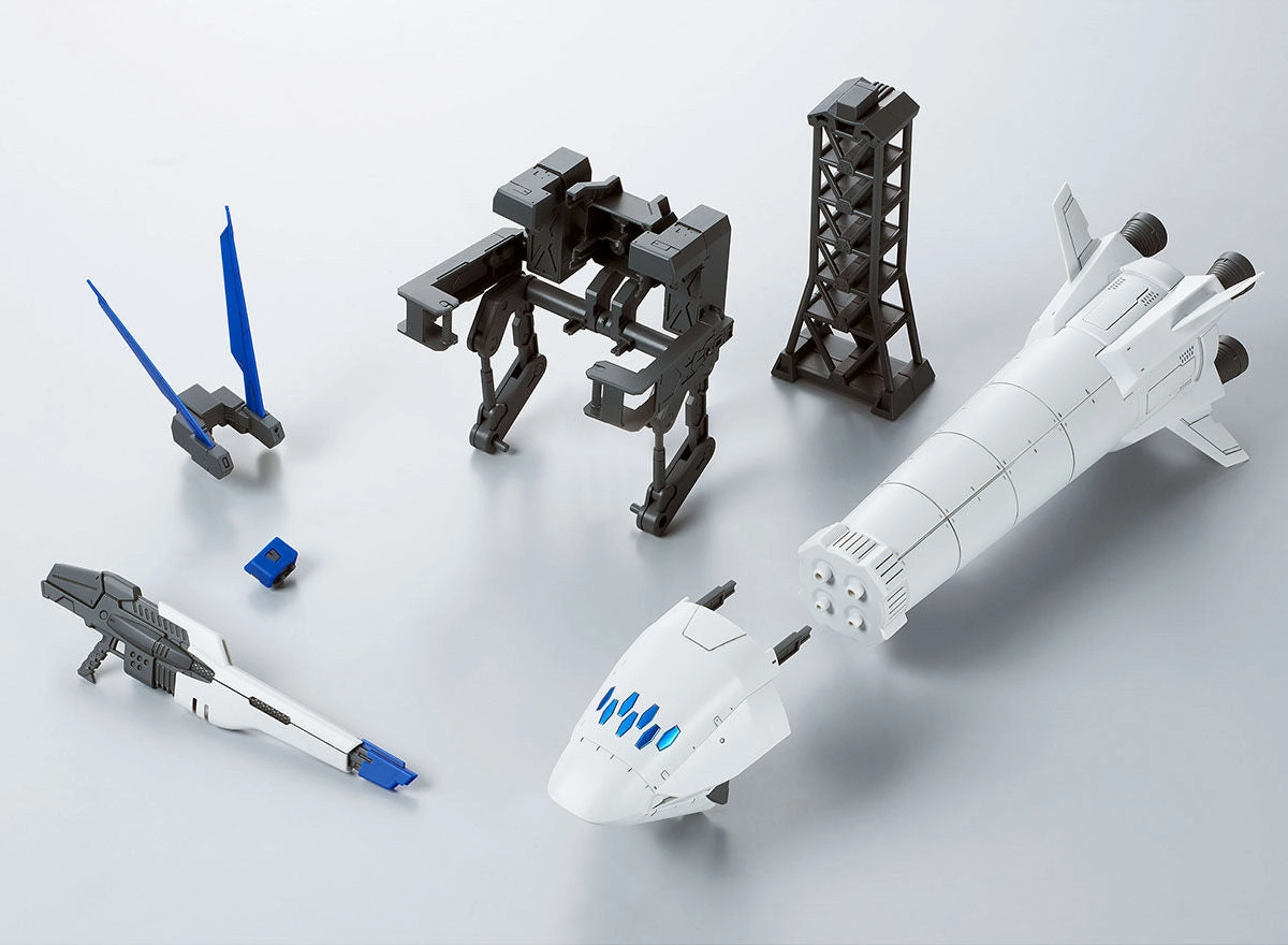 Gundam 1/100 MG Gundam F90 Mission Pack O & U Type for F90 Gundam Model Kit Exclusive Posable Statue