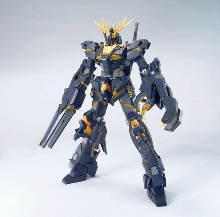Gundam 1/100 MG Gundam Unicorn RX-0 Unicorn Gundam 02 Banshee Model Kit Cultural symbol Display Replica