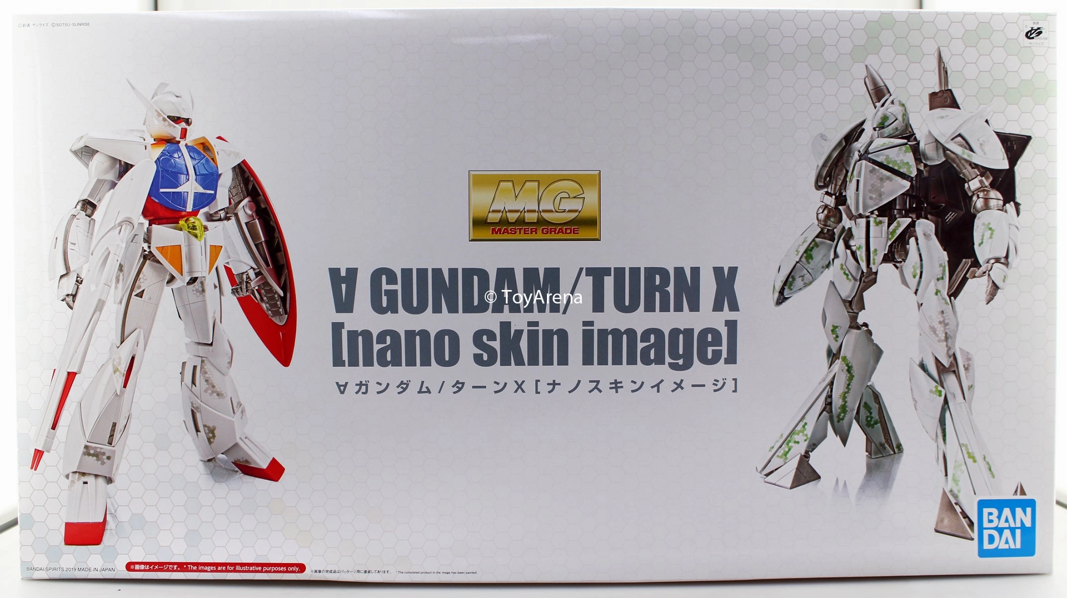 Classic Toy Gundam 1/100 MG Turn A & Turn X Nano Skin Image Version Exclusive Model Kit