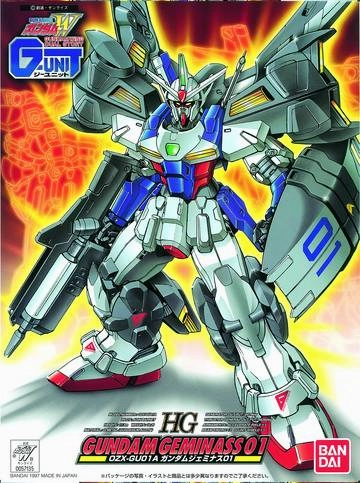 Fast shipping Gundam 1/144 HG G Unit #01 Gundam Wing Dual Story Gundam Geminass 01 Model Kit