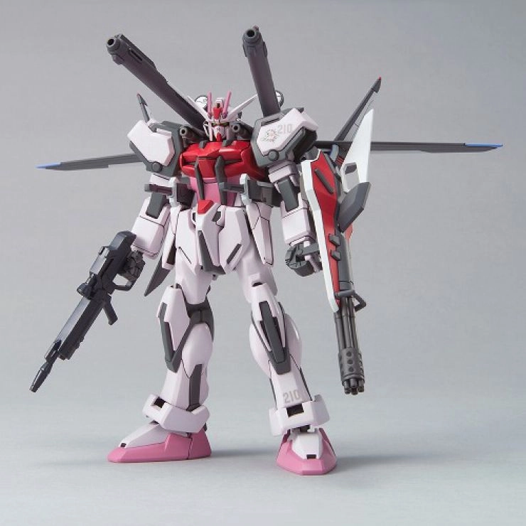 Gundam 1/144 HG Seed MSV #01 MBF-02 Strike Rouge   IWSP Model Kit Creative Display