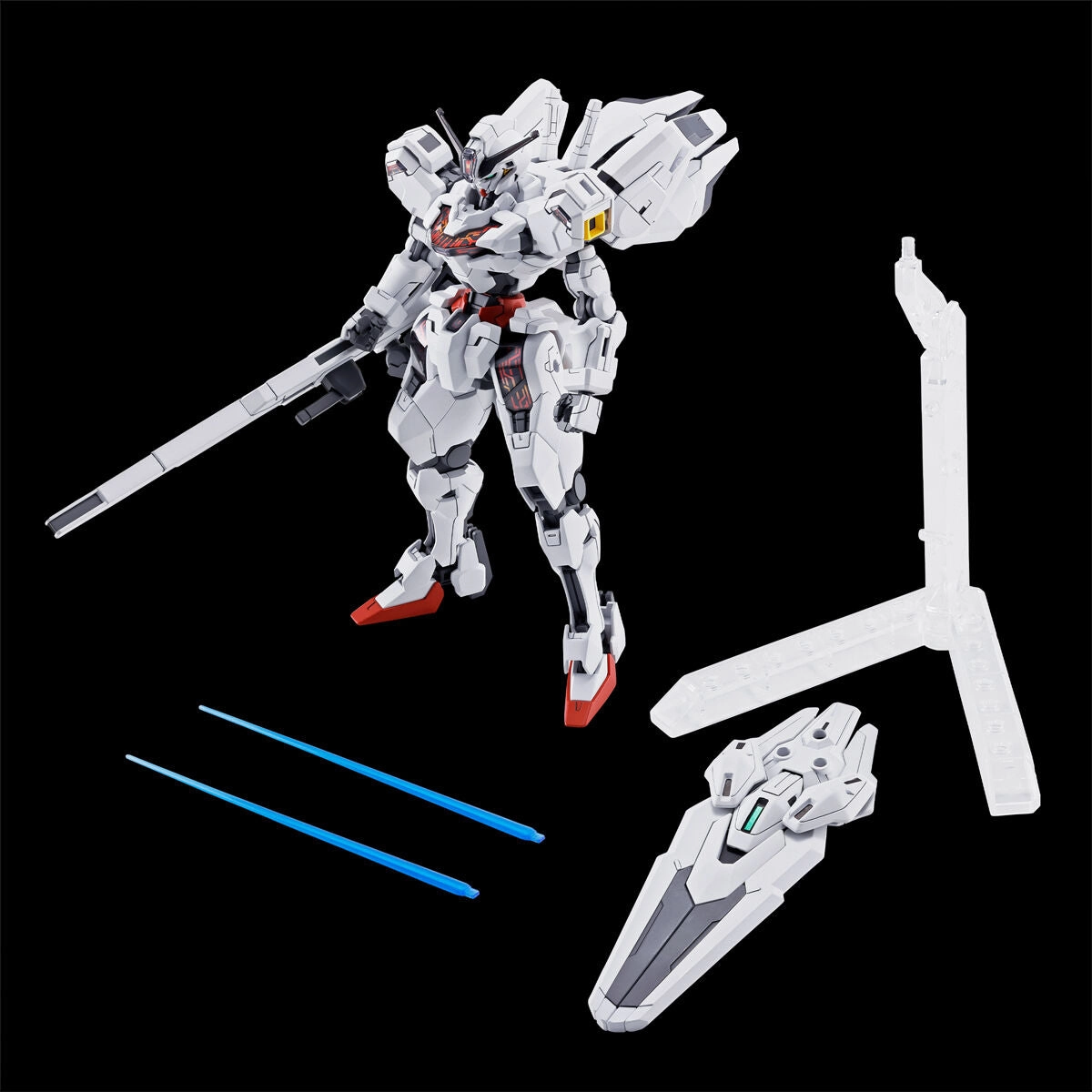 Sitting Figure Display Statue Gundam 1/144 HG WFM Gundam Calibarn (Permet Score Five) Model Kit Exclusive