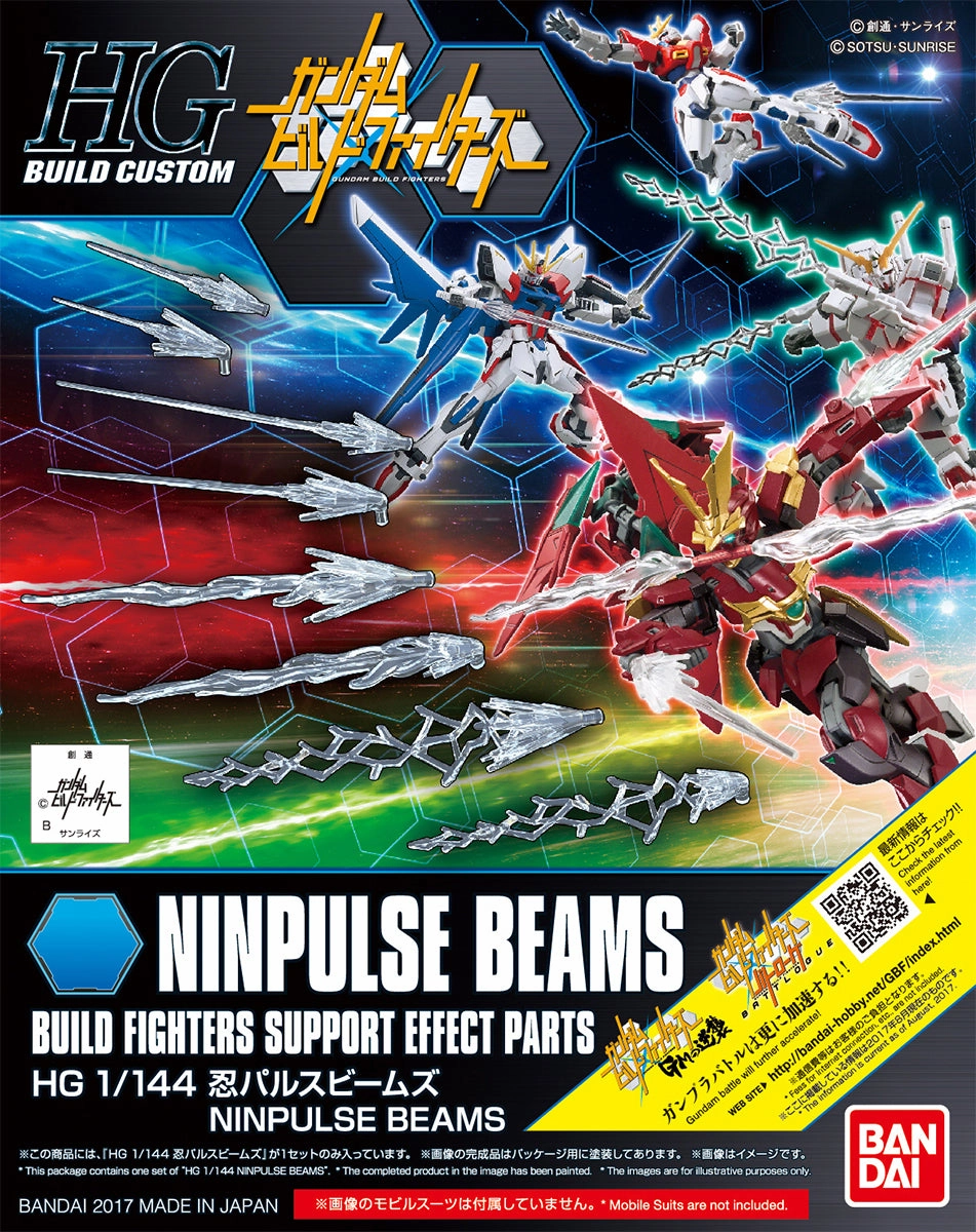 Gundam 1/144 HGBC #029 Ninpulse Beams Build Custom Model Kit Themed Decor Miniature Hero