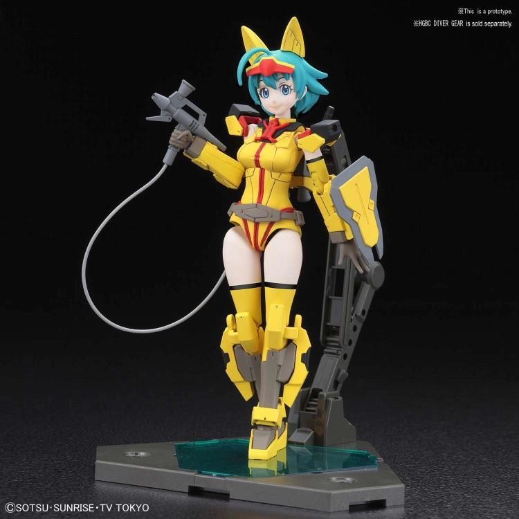 Independent Artist Desktop Toy Gundam 1/144 HGBD #016 Figure-Rise Standard Diver Nami Model Kit