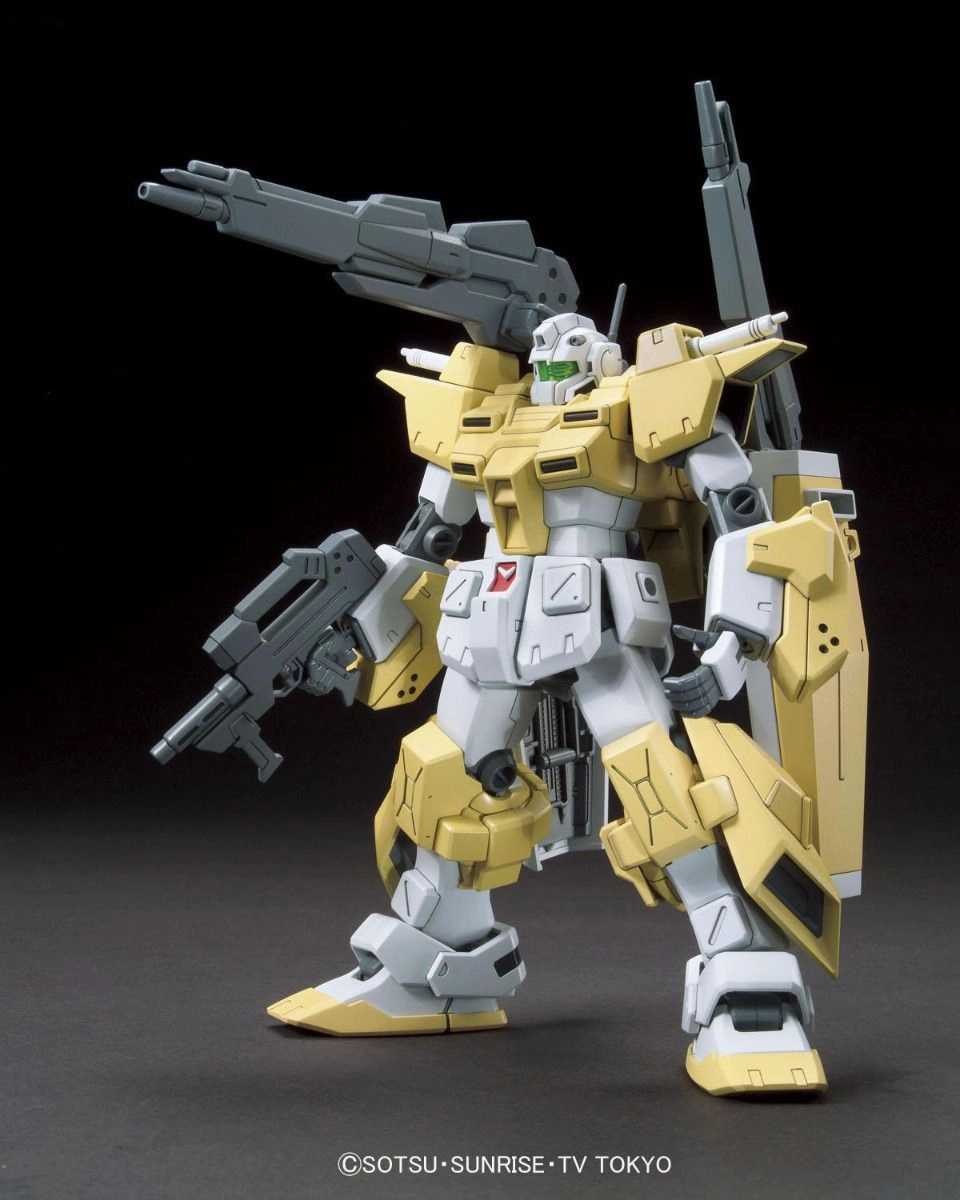 Gundam 1/144 HGBF #019 RGM-237C Powered GM Cardigan Model Kit Chibi Replica Exquisite Craftsmanship