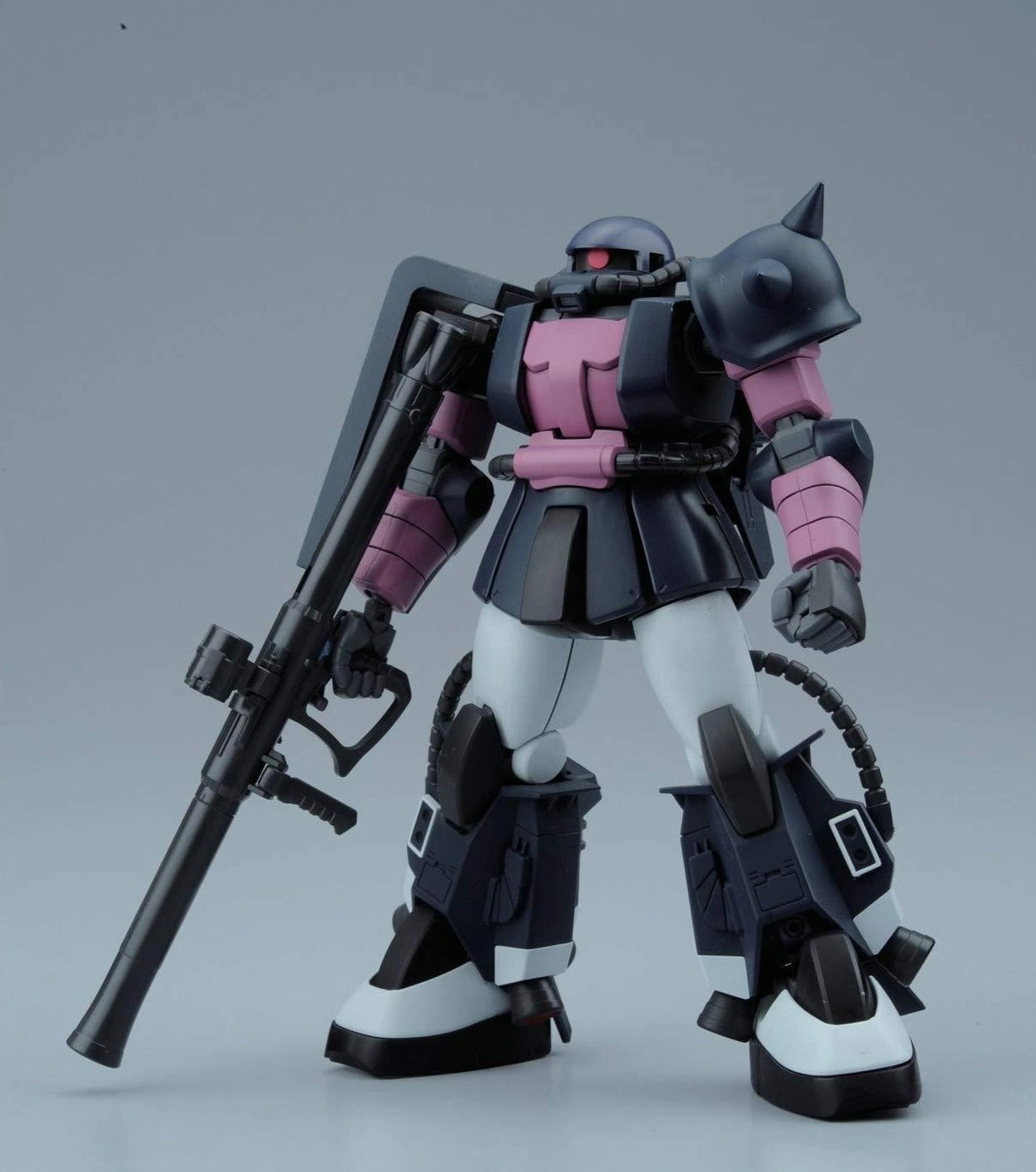 Gundam 1/144 HGUC #151 MSV MS-06R-1A Zaku II (Black Tri-Stars Custom) Model Kit Manga Character