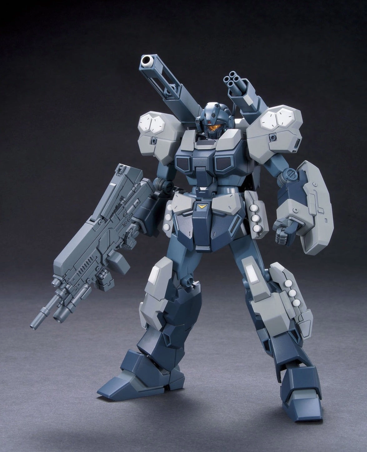 Gundam 1/144 HGUC #152 Gundam Unicorn RGM-96X Jesta Cannon Model Kit Corporate Gift Chibi Statue