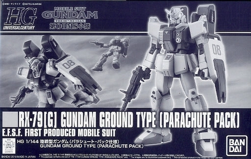 Gundam 1/144 HGUC RX-79[G] Gundam Ground Type (Parachute Pack) 08th MS Team Model Kit Exclusive Handicraft Item Storytelling Prop