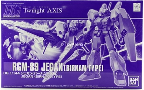 Gundam 1/144 HGUC Twilight Axis Jegan (Birnam Type) Model Kit Exclusive Static Model Personalized Card