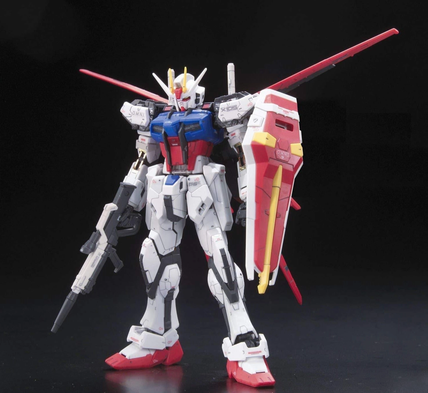 Gundam 1/144 RG #03 Seed GAT-X105 AQM/E-X01 Aile Strike Gundam Model Kit Farm Animal