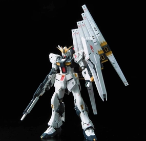 Gundam 1/144 RG #32 Char's Counterattack RX-93 v Nu Gundam Model Kit Showcase Piece Celebrity Likeness