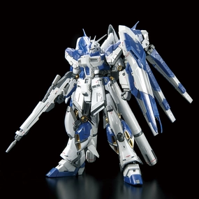 Gundam 1/144 RG Hi-v (Hi Nu) Gundam (Titanium Finish) The Gundam Base Limited Model Kit Exclusive Global Shipping Artistic Sculpture