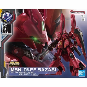 Dedicated Collector Gundam 1/144 RG MSN-044F Sazabi Model Kit Exclusive