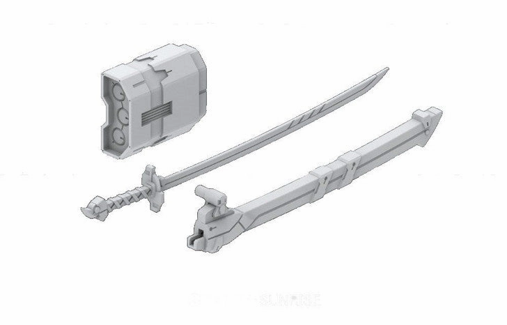 Gundam Builder Parts HD 1/144 MS Launcher BPHD-30 Model Kit Fashion Doll