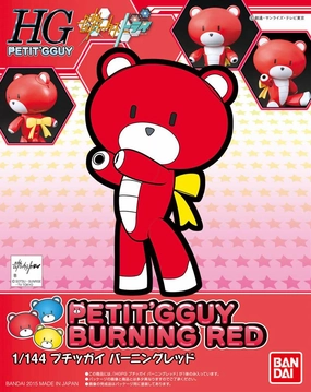 Gundam HGPG Petit'Gguy #01 Petit'Gguy Burning Red Build Fighters Bear Guy Model Kit Gift Idea