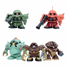 Sitting Figure Fairytale Character Gundam SD BB Senshi Principality of Zeon Army MS Set of 5 Model Kits