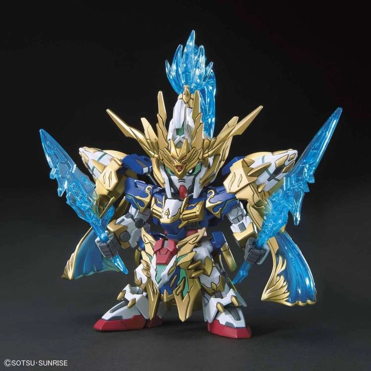 Anime Series Gundam SDSS #007 Sangoku Soketsuden Zhao Yun 00 Gundam and Blue Dragon Drive Model Kit
