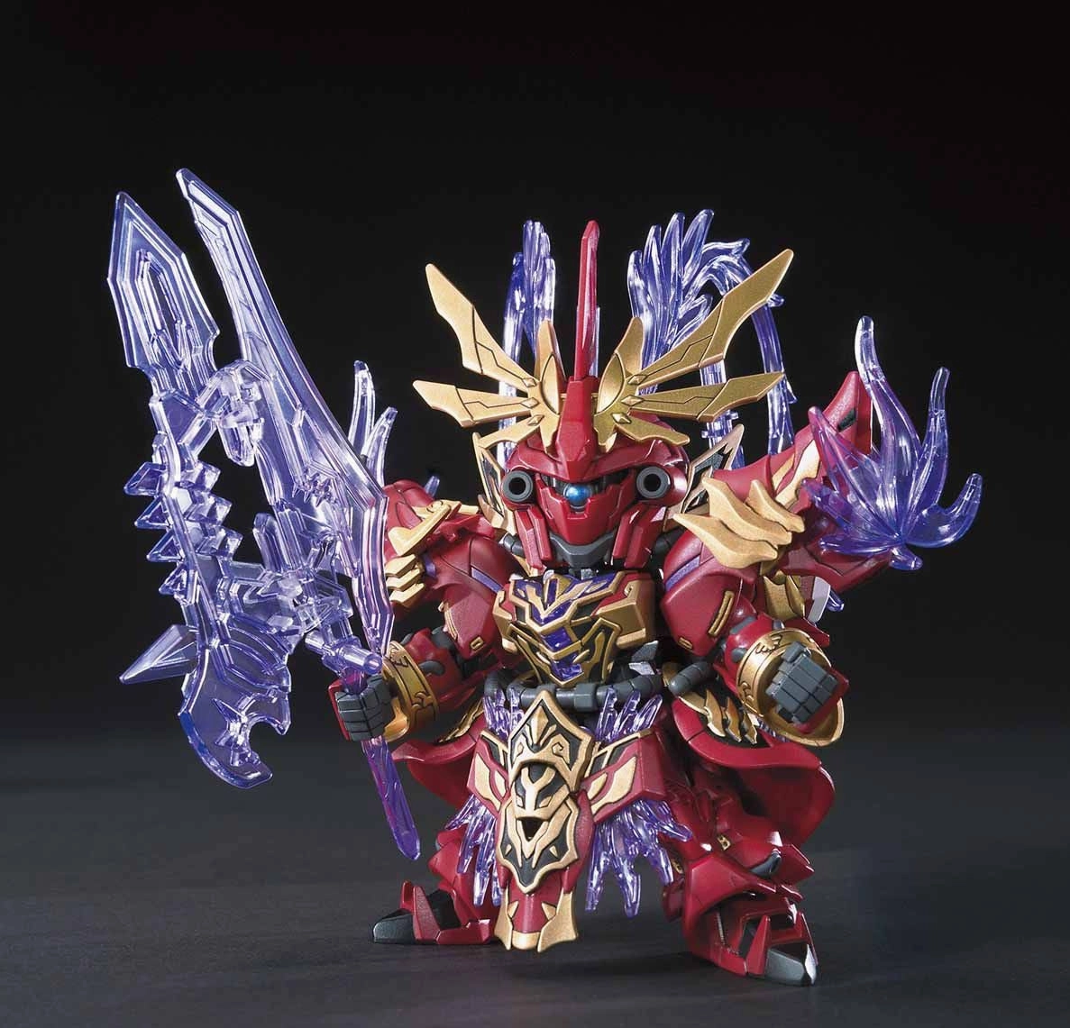 Cartoon Figure Gundam SDSS #08 Sangoku Soketsuden Lyu Bu Sinanju & Chituma (Red Hare) Model Kit