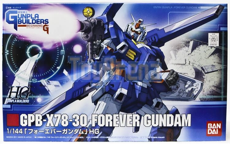 Limited Model Gunpla 1/144 HG Builders #005 GPB-X78-30 Forever Gundam Model Kit