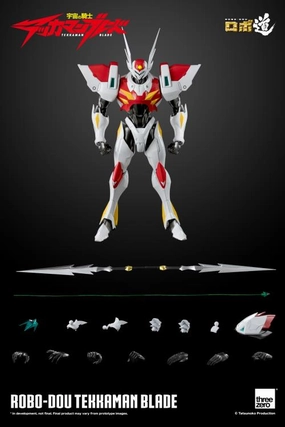 Age Appropriate Emerging Brand ThreeZero Tekkaman Blade ROBO-DOU Tekkaman Diecast Action Figure