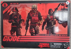 Hasbro G.I. Joe Classified Series #110 Cobra H.I.S.S. Officer, Range-Viper and Infantry (Fire Team 788) Exclusive Action Figure Dining Table app connected