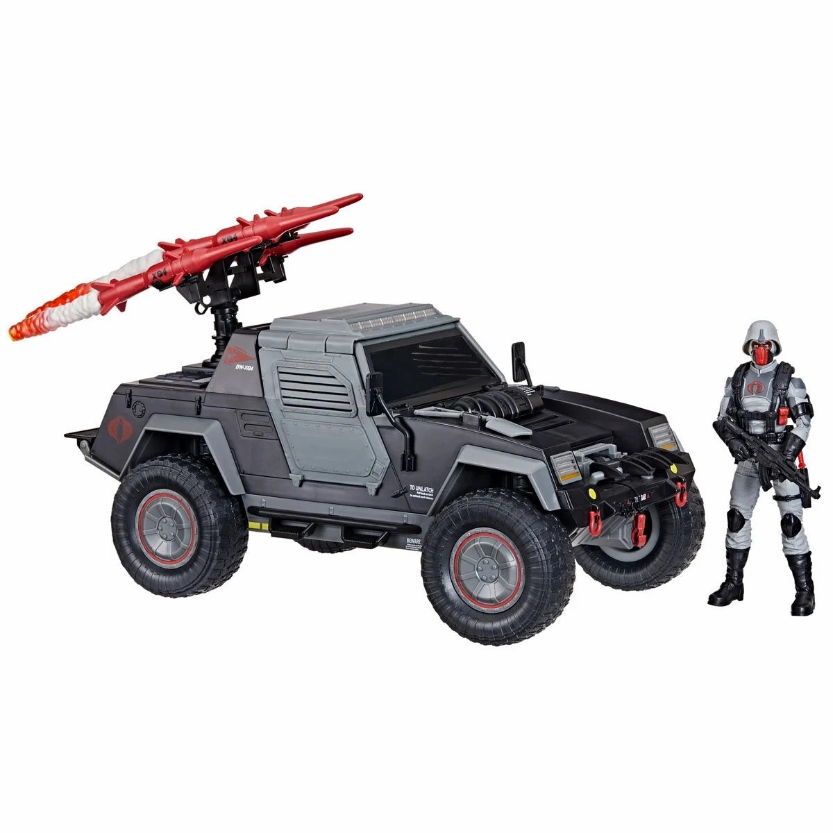 Hasbro G.I. Joe Classified Series #120 Cobra Night Attack 4-WD Stinger Vehicle and Action Figure Pop Art Plush Companion