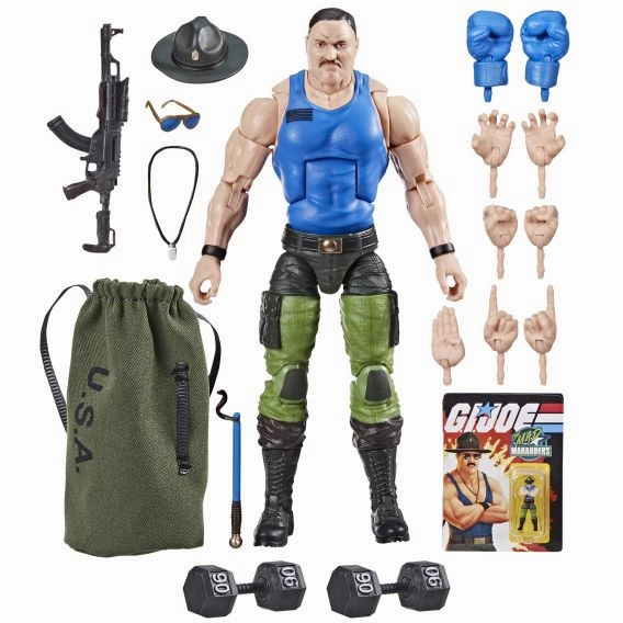 Gaming Peripheral Modern Living Hasbro G.I. Joe Classified Series #129 Mad Marauders Sgt Slaughter Action Figure