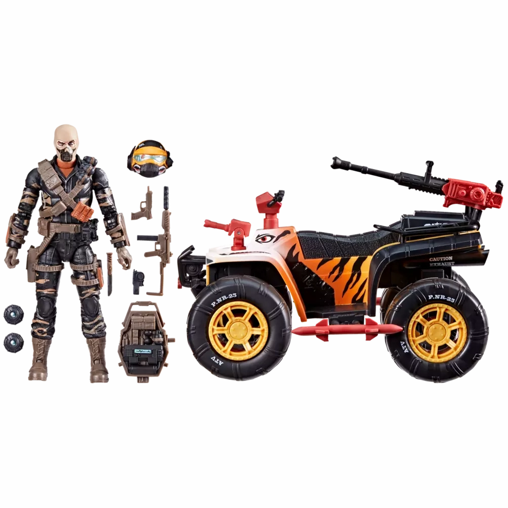 Articulated Hero Hasbro G.I. Joe Classified Series #137 Wreckage and Tiger Paw Vehicle and Action Figure