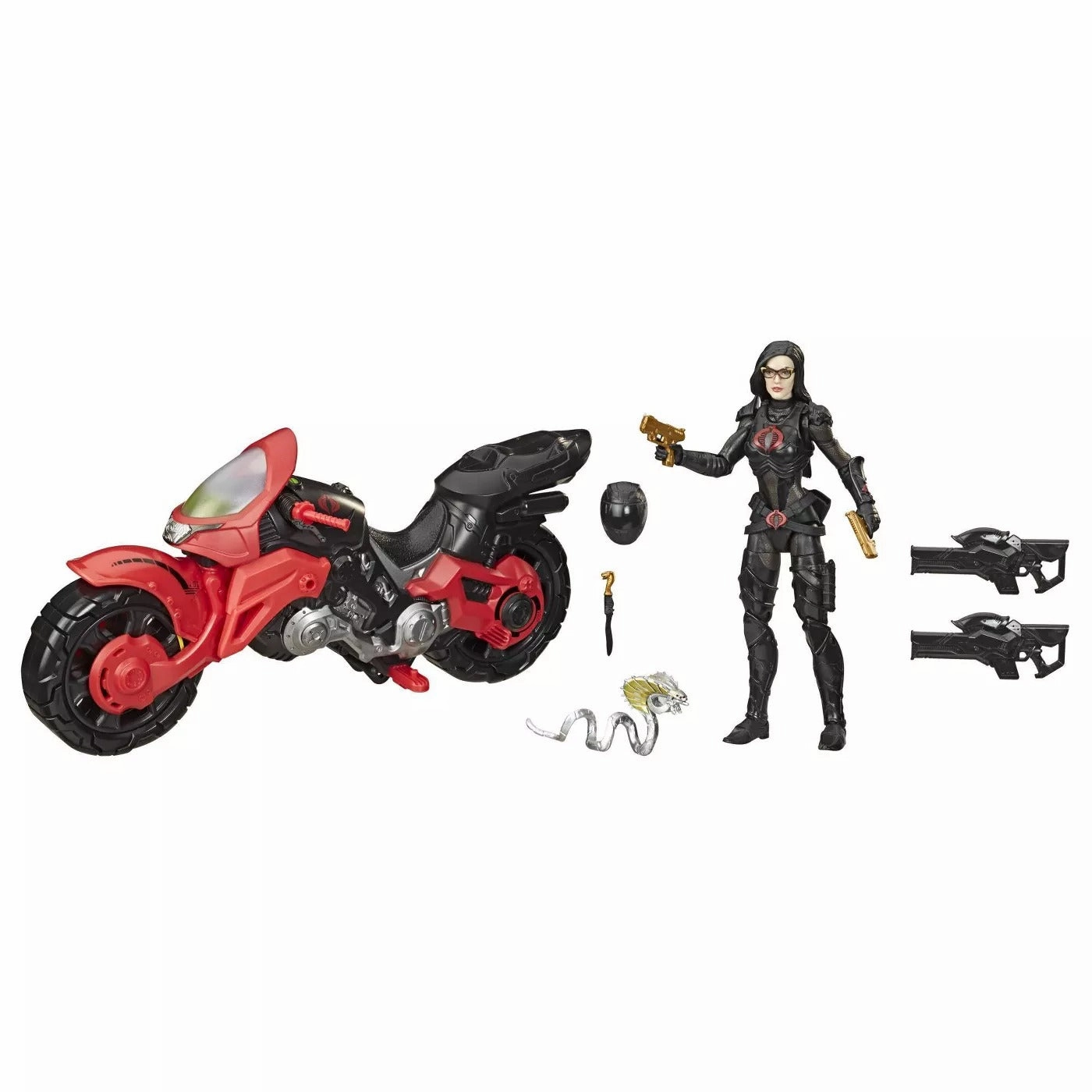 Hasbro G.I. Joe Classified Series #13 Baroness with Cobra C.O.I.L Vehicle Action Figure Message Option Archeological Replica