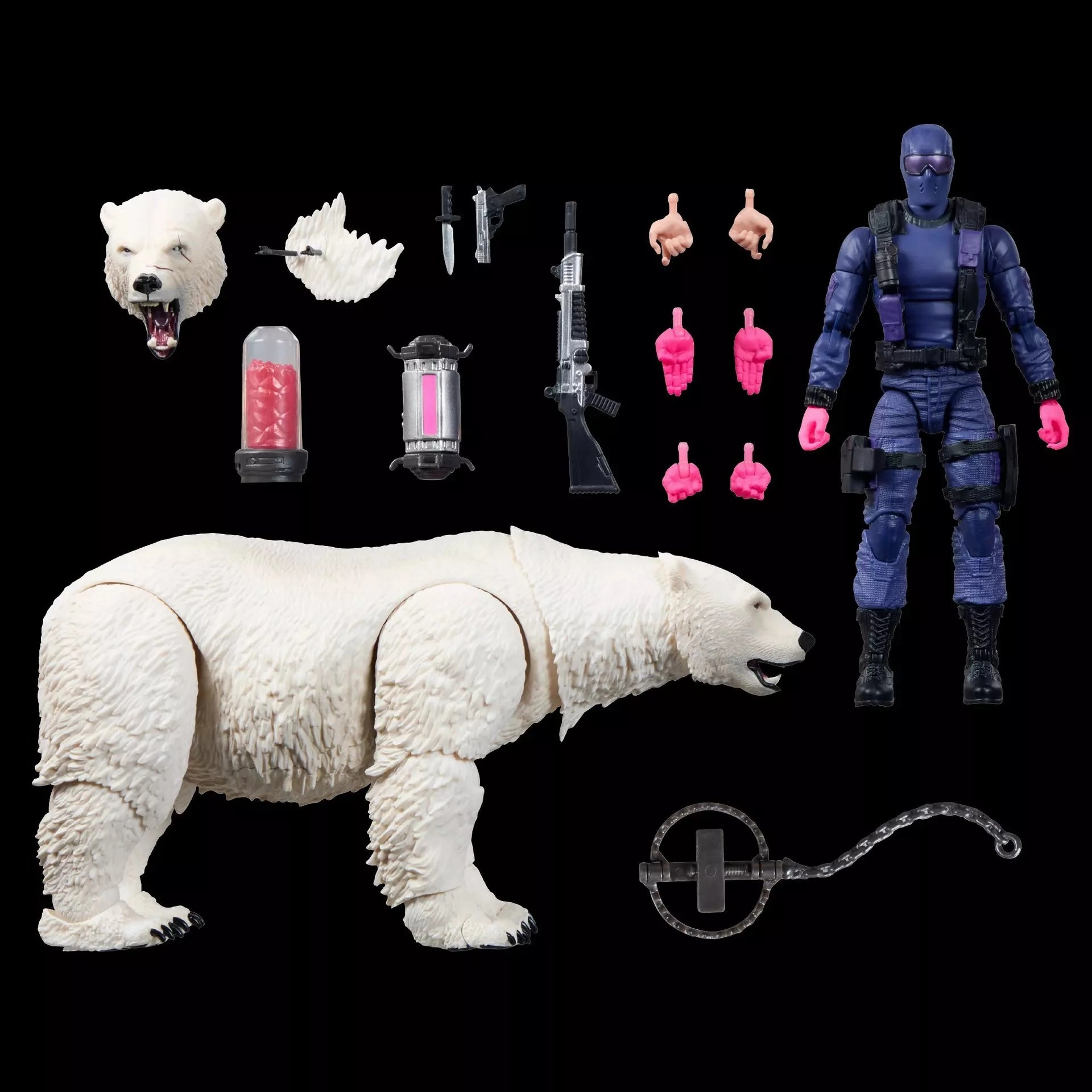 Hobby Group Hasbro G.I. Joe Classified Series #161 Snake Eyes & Polar Bear Action Figure Set