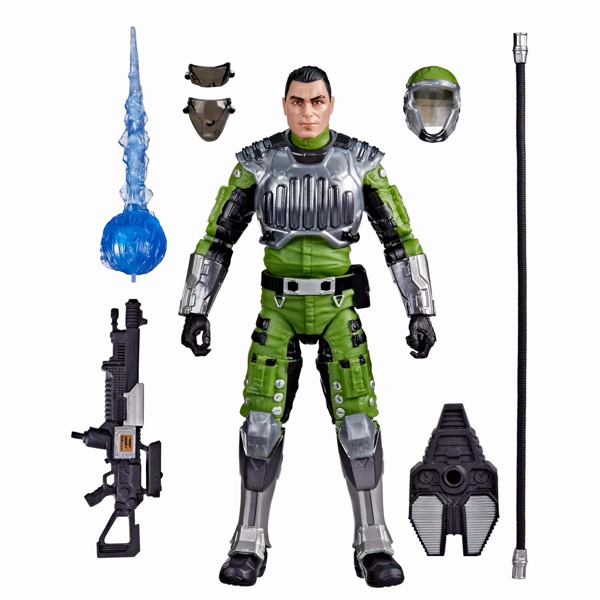 Hasbro G.I. Joe Classified Series #177 Seymour "Sci-Fi" Fine Action Figure Glass Art